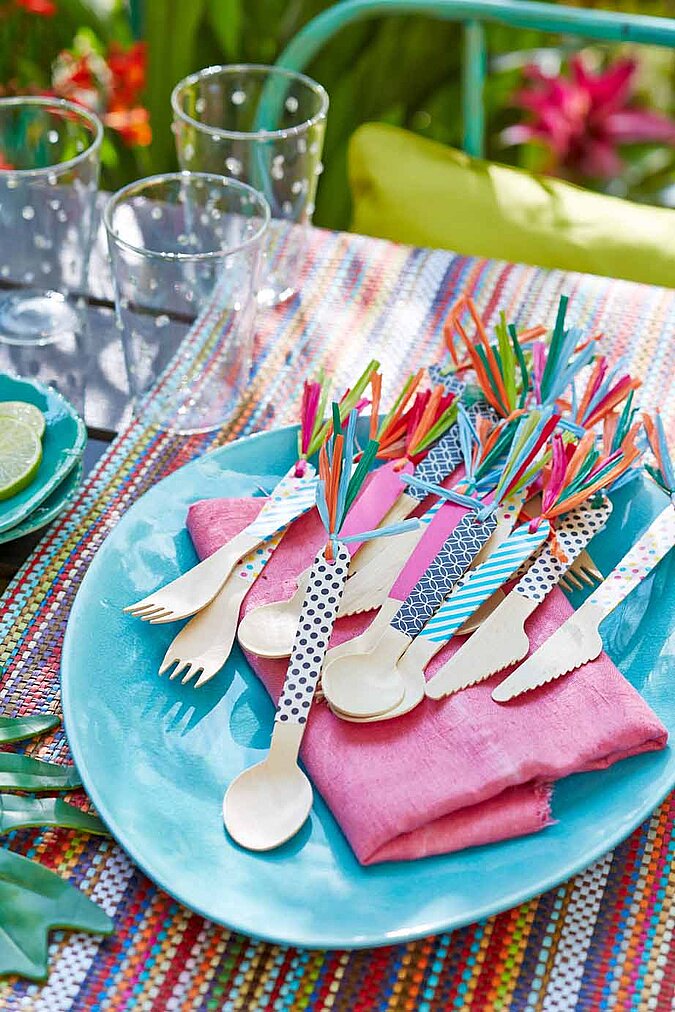 Deko für die Sommerparty basteln