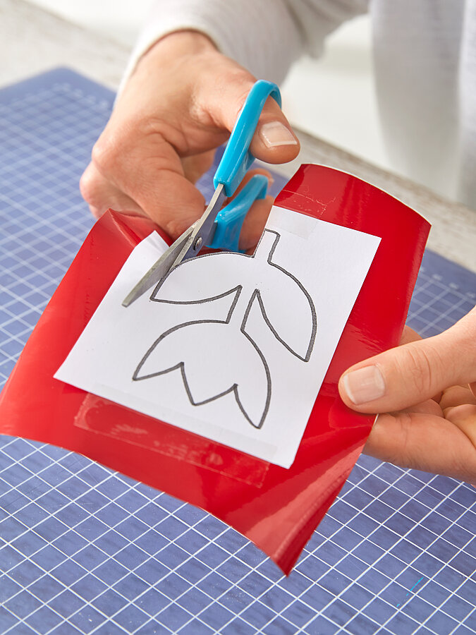 Staukästen: Symbole ausschneiden