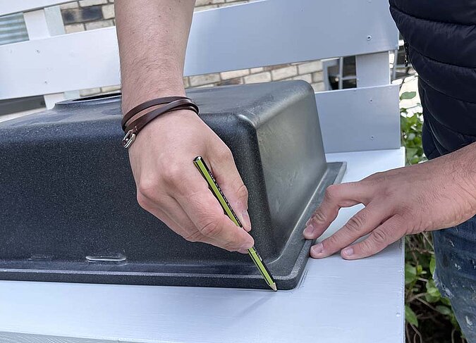 Outdoorküche Ausstattung Spüle