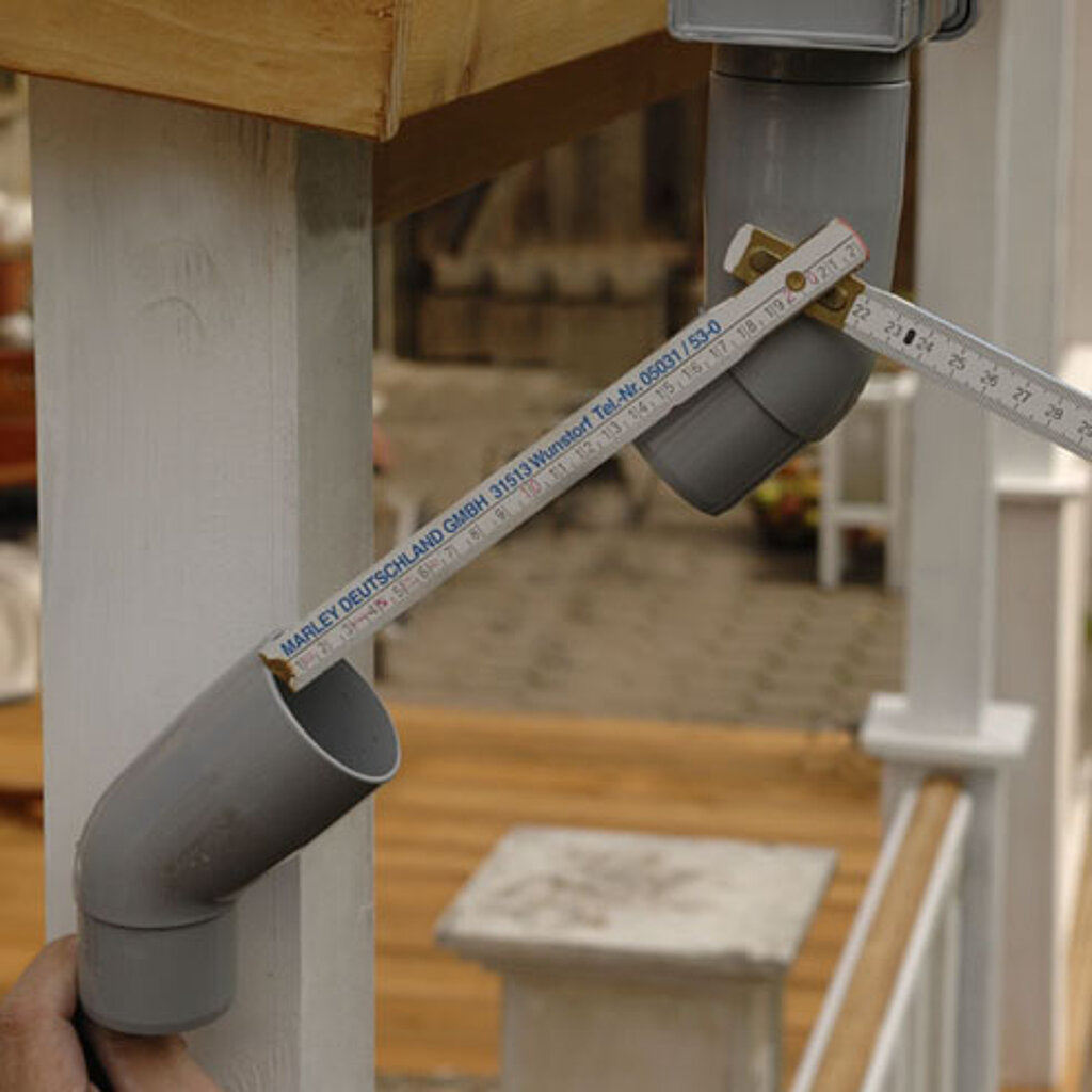 Dachrinne montieren Terrassenüberdachung