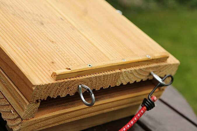 Holzleiste als Rutschschutz