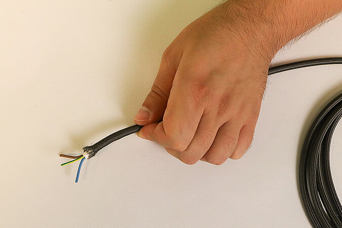 Leuchte aus Klebeband