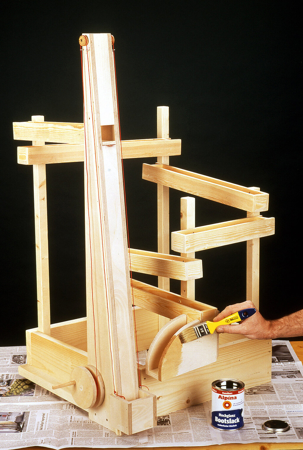 Kugelbahn selber bauen