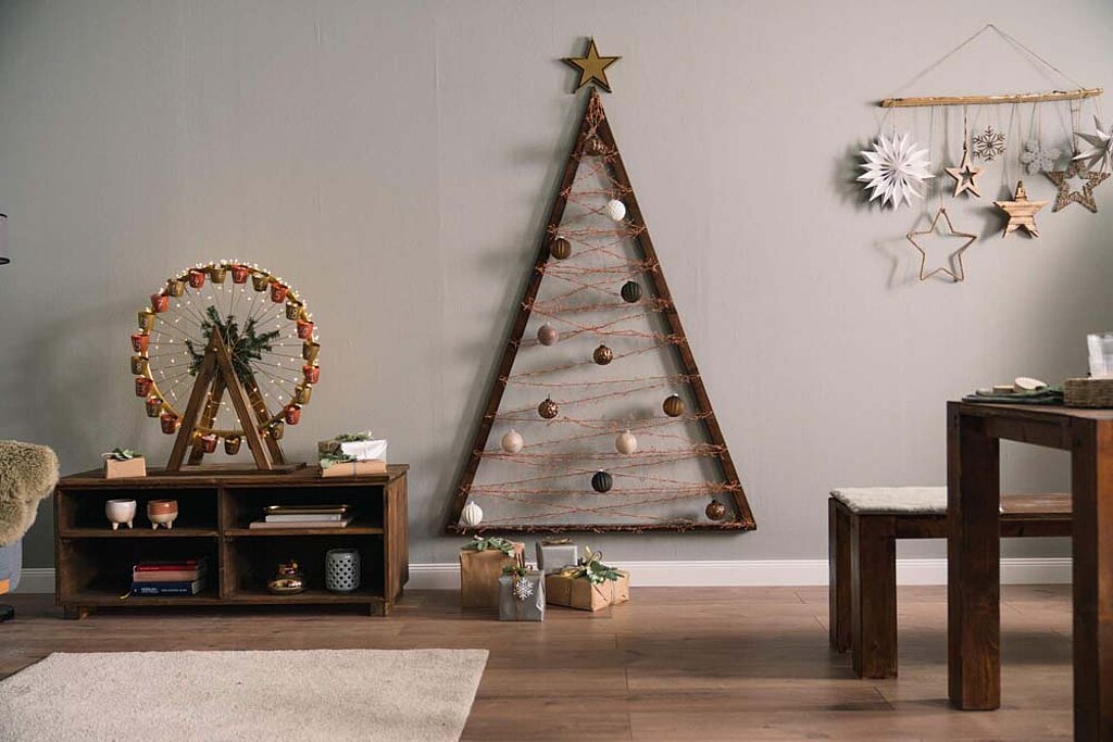 Weihnachtsbaum nachhaltig zum Aufhängen