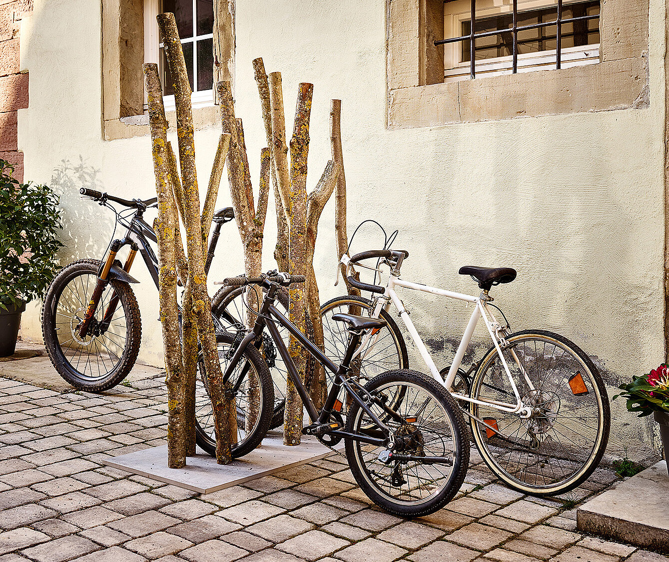 Fahrradstand Fahrradständer selbst bauen