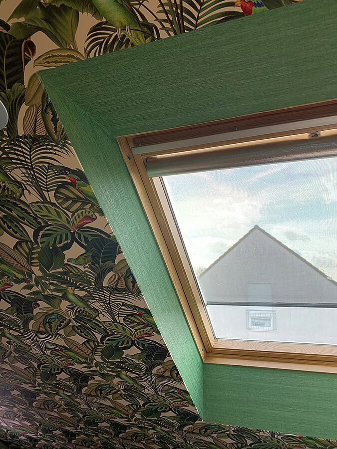 Ecken, Kanten und Fensterlaibungen tapezieren