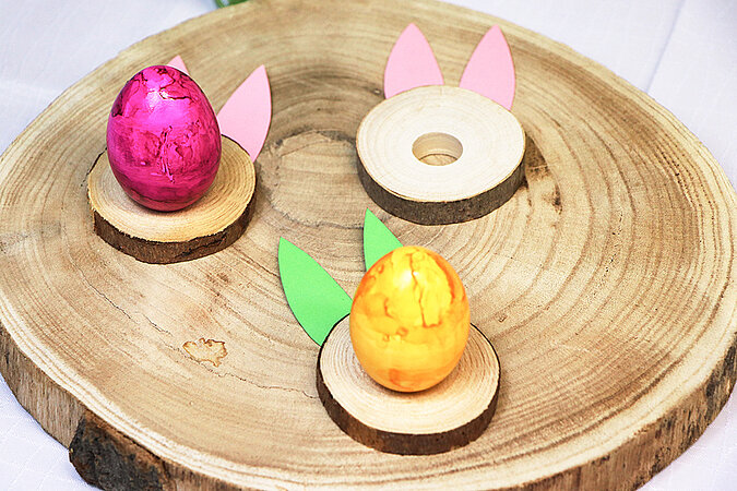 Eierbecher zu Ostern basteln