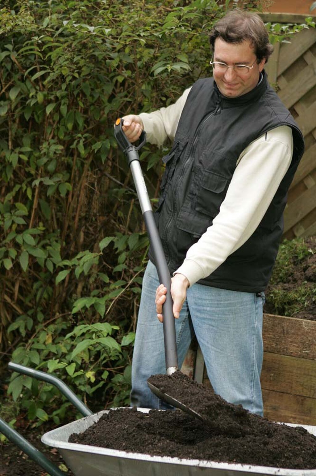 Boden im Garten umgraben