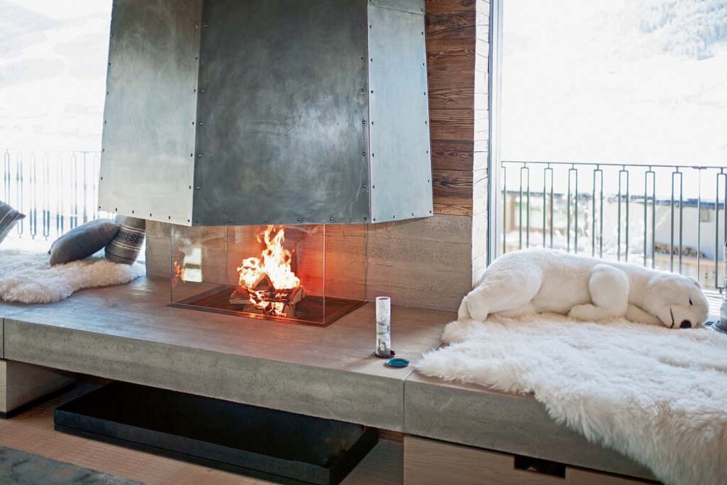 Heizen mit Holz Kamin