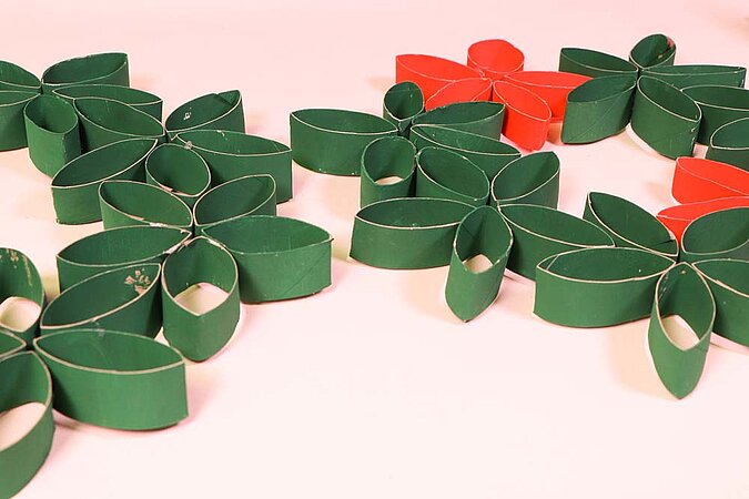 Türkranz Klopapierrollen Weihnachten