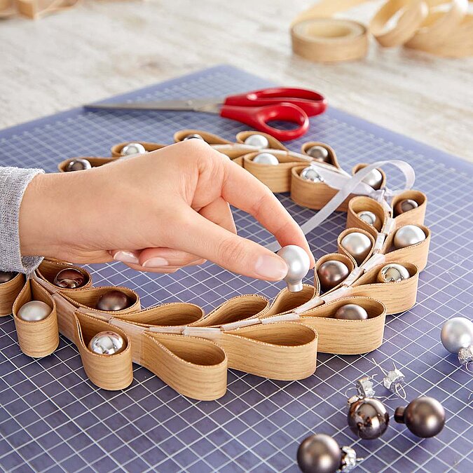 Türkranz Kugelkranz Baumkugeln