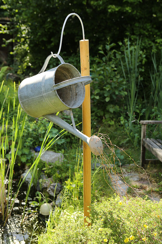 Gießkanne Gartenlaterne Gartenleuchte