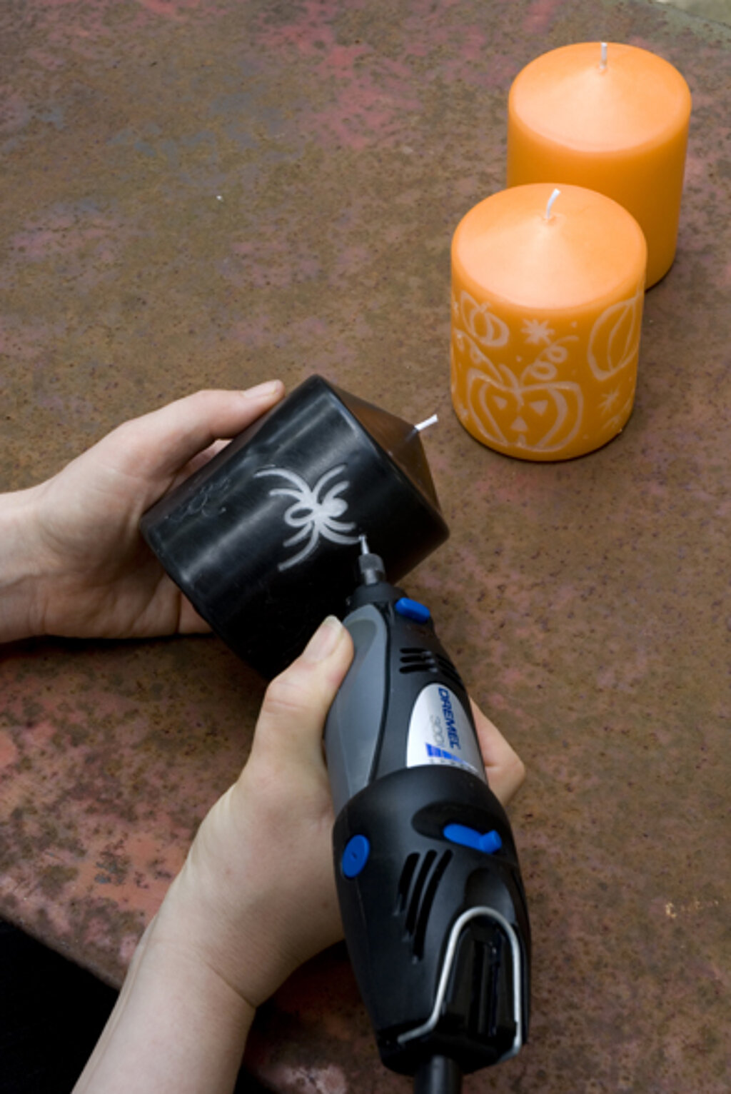 dremel halloween-kerzen 2 01