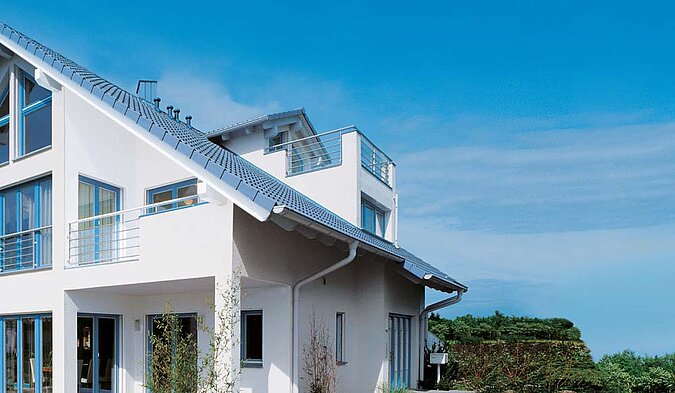 Hausfassade streichen 