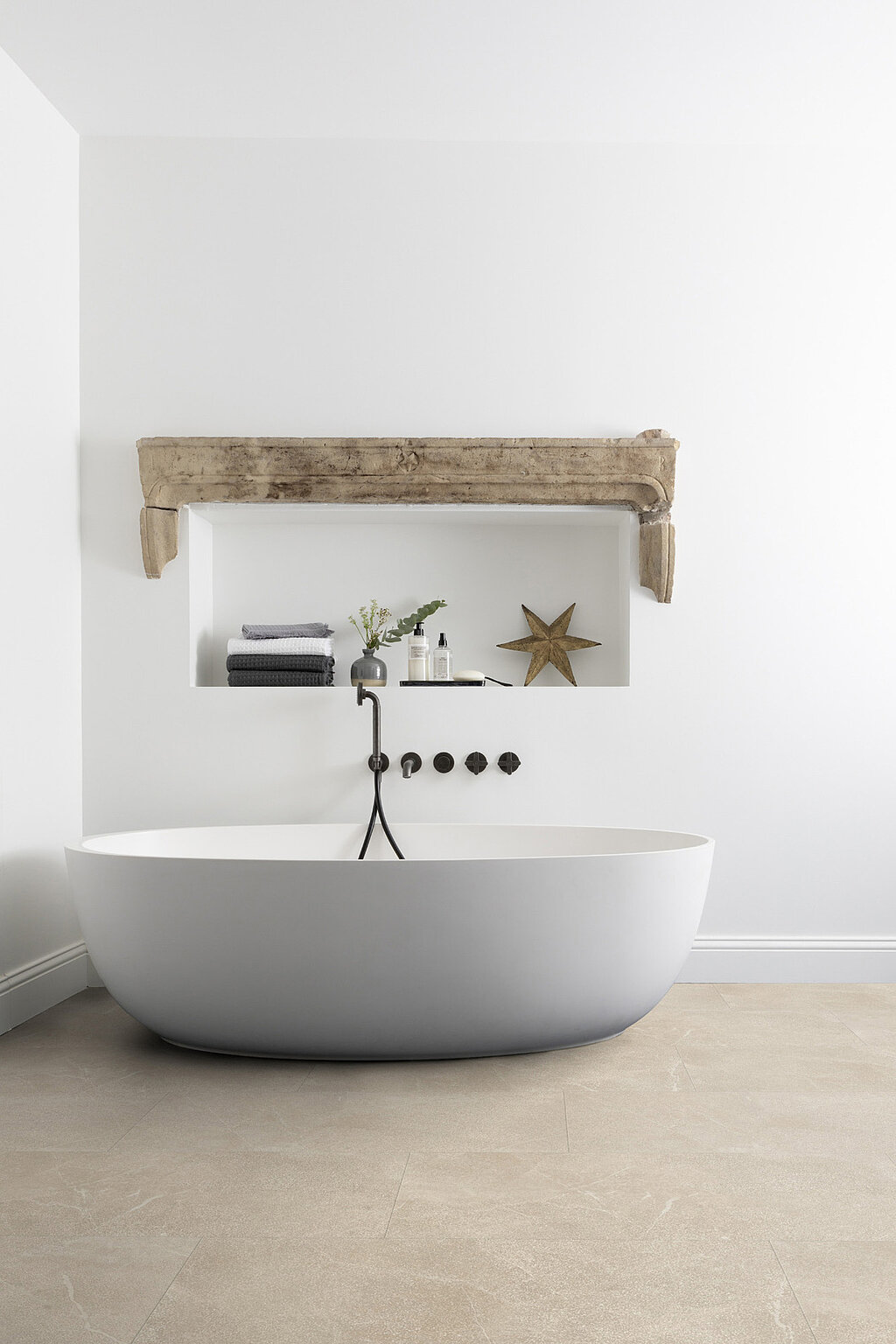 Designboden im Bad