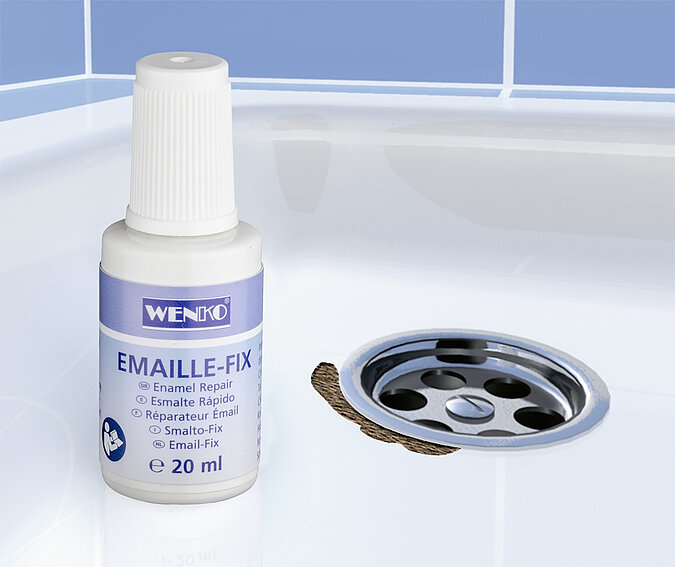 Kratzer im Waschbecken reparieren
