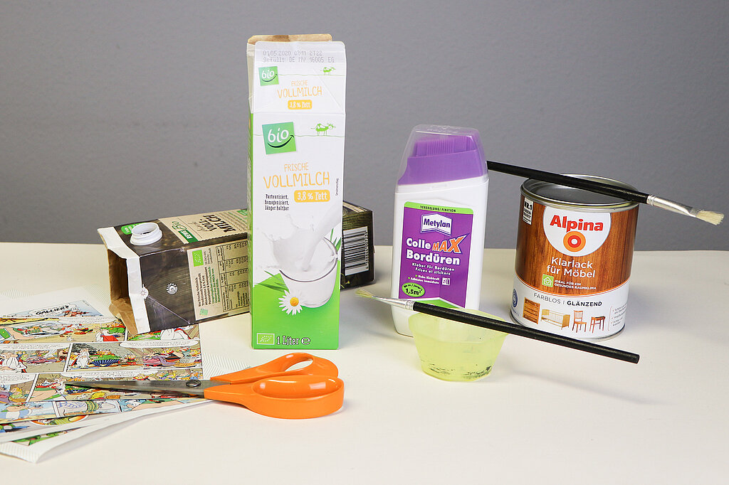 Upcycling mit Tetra Pak_Material