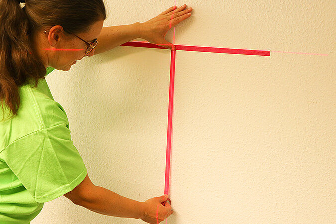 Leuchte aus Klebeband