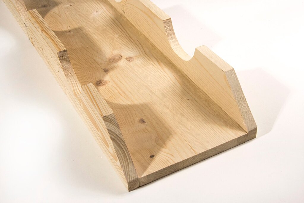 Zeitschriftenständer aus Holz