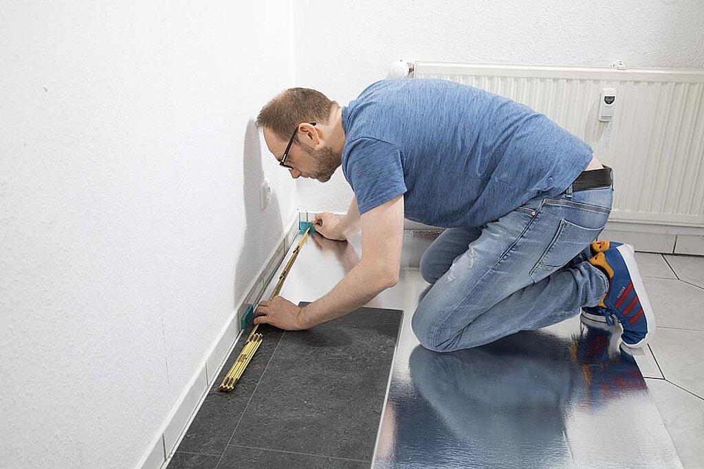 Vinylboden verlegen PVC