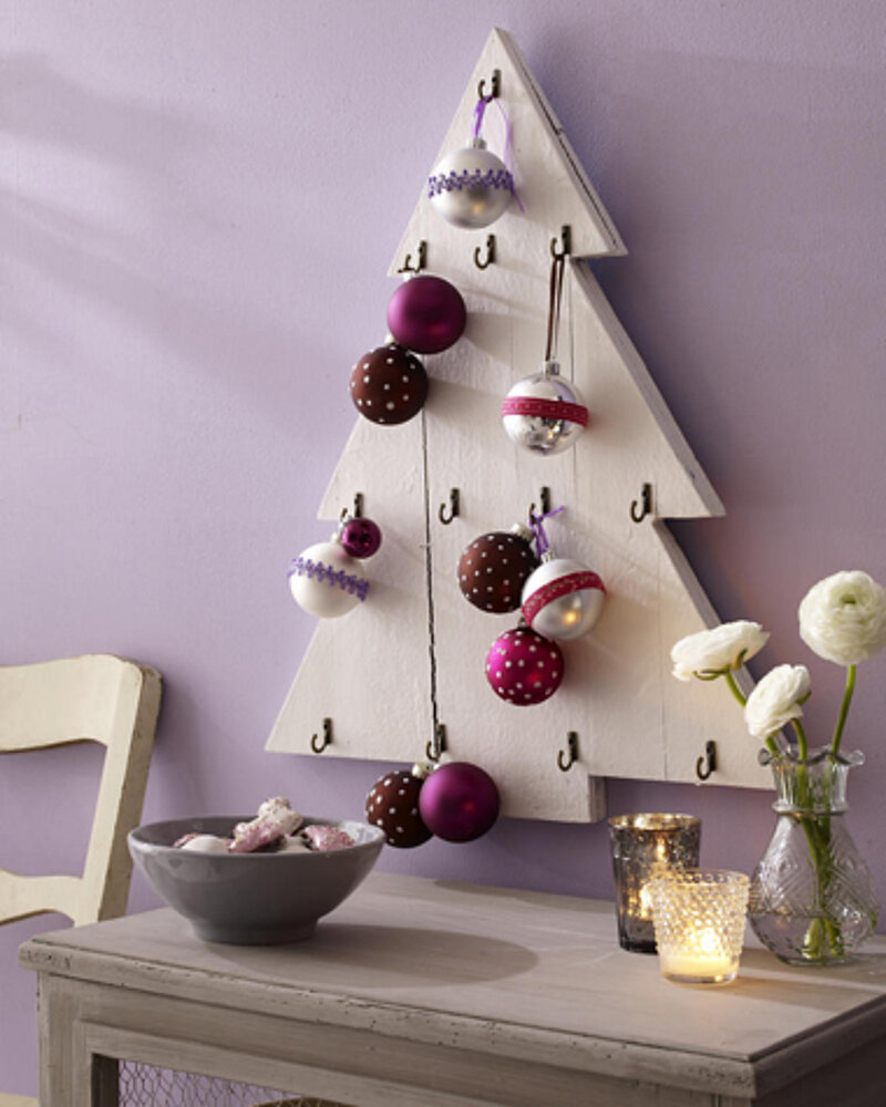 Weihnachtsdeko basteln: DIY Weihnachtsbaum