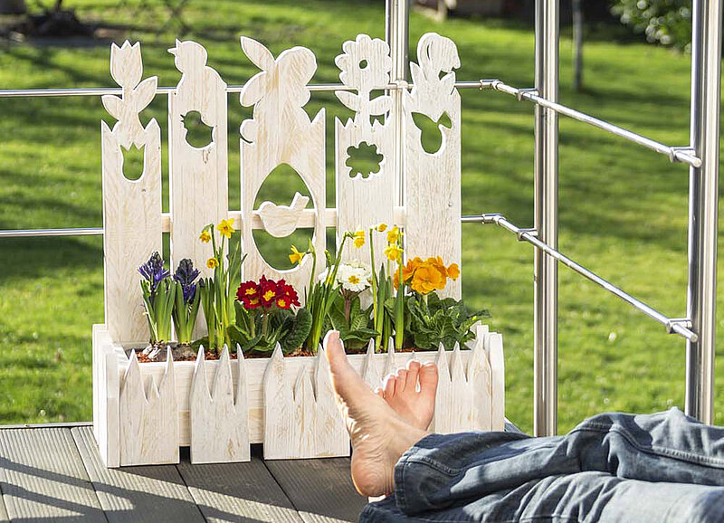 Hase, Küken, Tulpe: Ostern im Beet