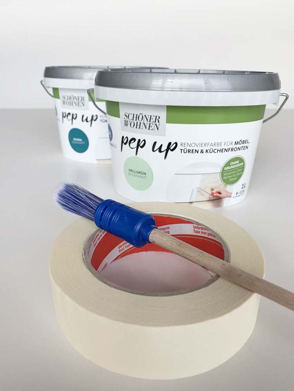 Dip Dye Paint Dipping pep up Farbe Pinsel Kreppband