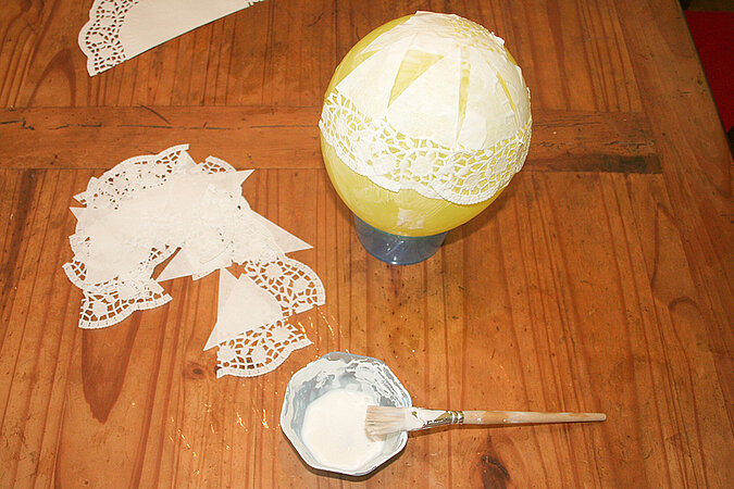 Osternest mit Kindern basteln