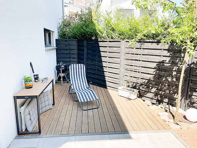 Terrasse mit Holzdecks vergrößern