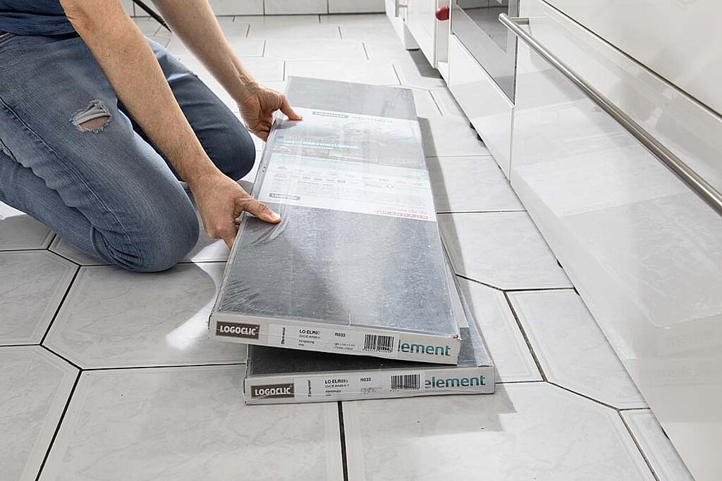 Vinylboden verlegen PVC