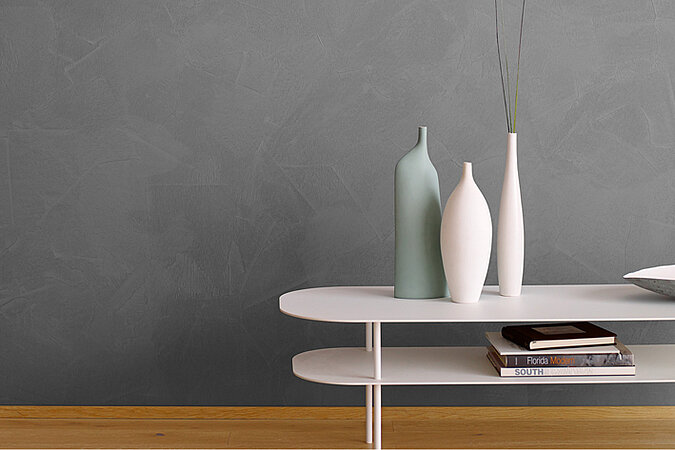 Wandgestaltung in Beton-Optik