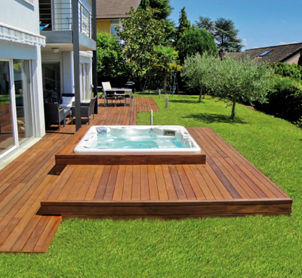 Terrasse Holz Pool