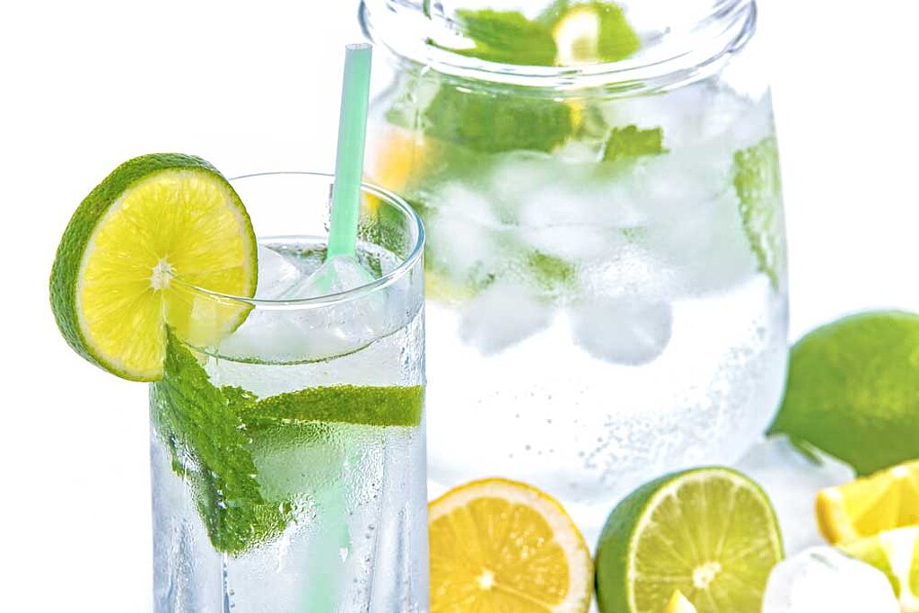 Frische Limonade Kräuter