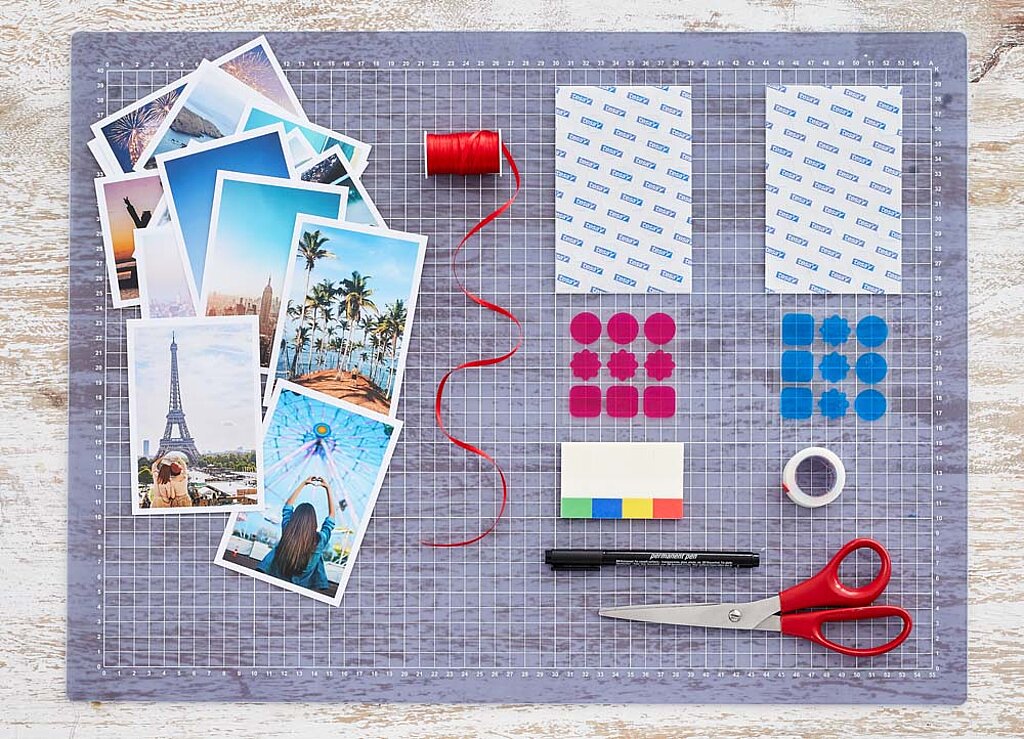 Weltkarte Wandgestaltung Urlaub Fotos