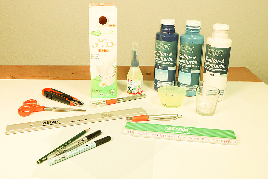 Upcycling-Laternen aus Milchkartons