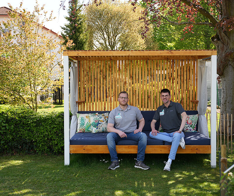 Gartensofa selber bauen