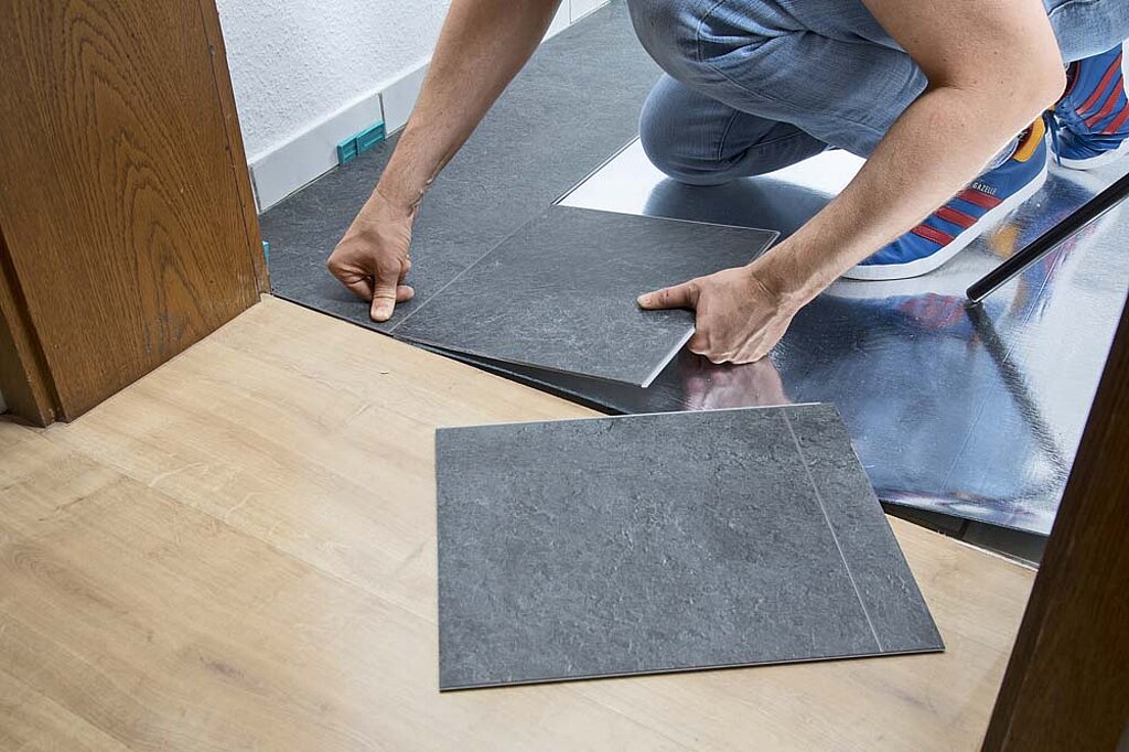 Vinylboden verlegen PVC