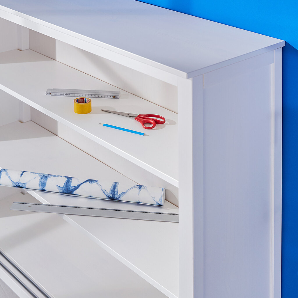 Vitrine gestalten: Materialien