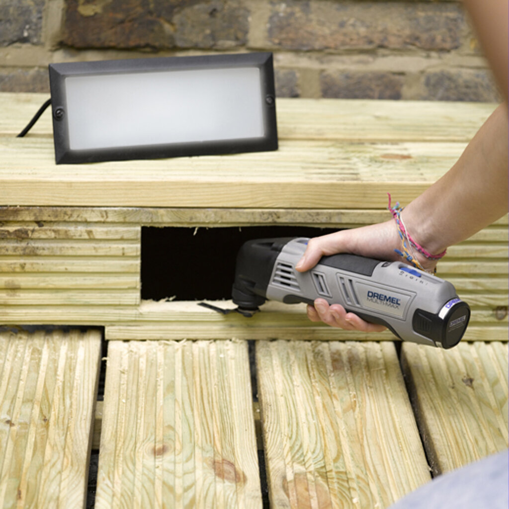Stufen auf Terrasse beleuchten