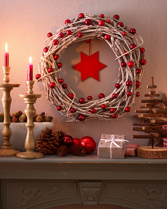 Edlen Weihnachtskranz basteln