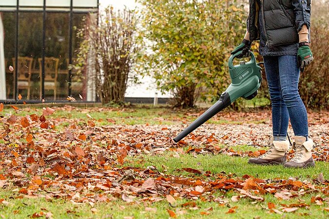 Haus Garten Herbst Winter