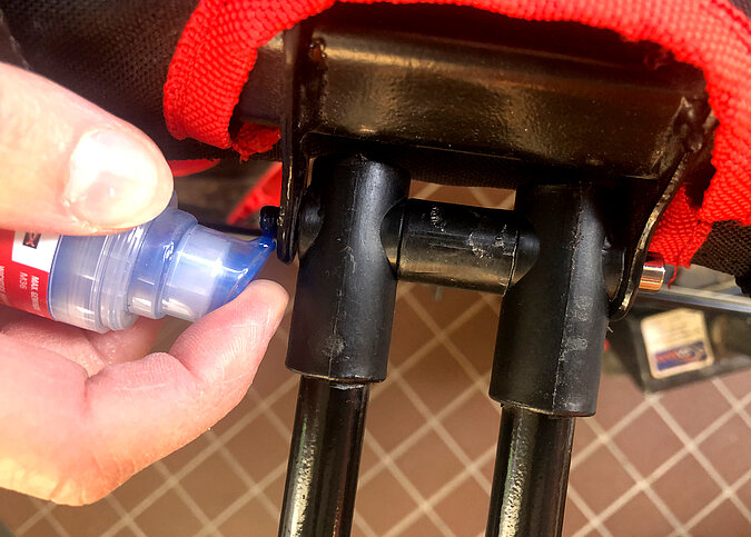 Schraubensicherung für lockere Schrauben