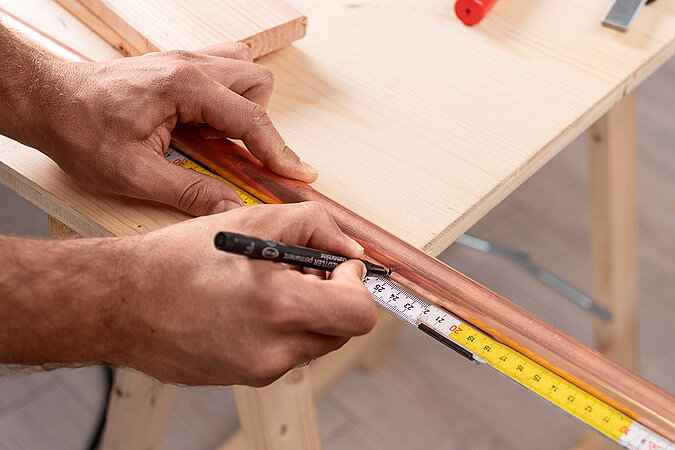Garderobe aus Kupfer 