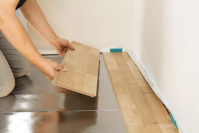 Laminat verlegen