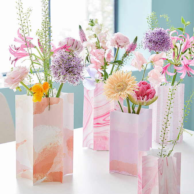Upcycling-Vasen selber machen