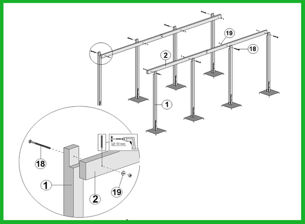Carport selber aufbauen