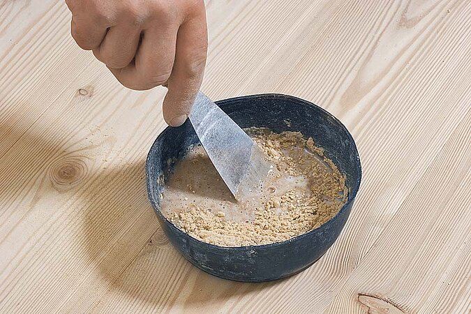 Holzboden ausbessern