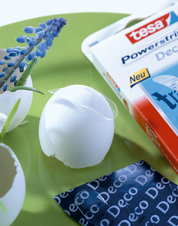 DIY-Vase aus Eierschalen