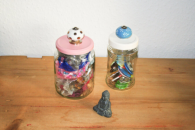 Upcycling-Projekt Einmachgläser