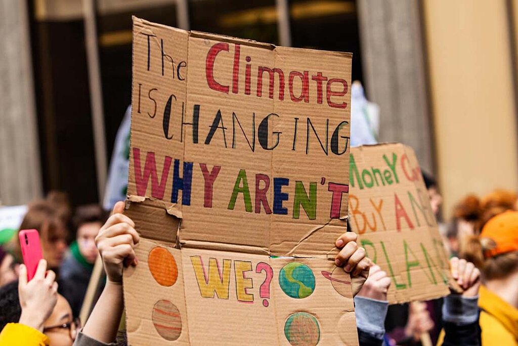 Energetisch sanieren Demo Nachhaltigkeit Klimawandel